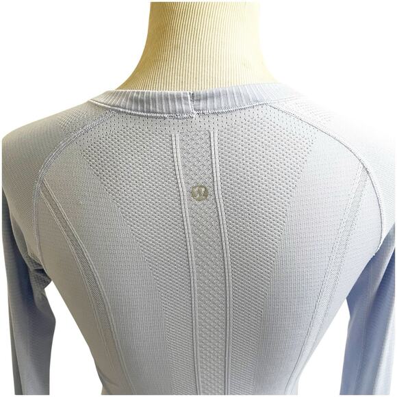 Lululemon Run: Swiftly Tech Long Sleeve Caspian Blue Size Small/4 - Picture 5 of 12